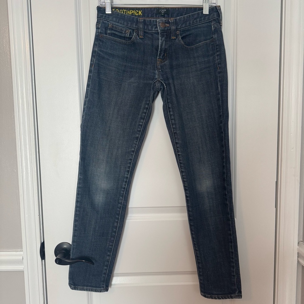 J. Crew Women’s Toothpick Dark Wash Jeans
